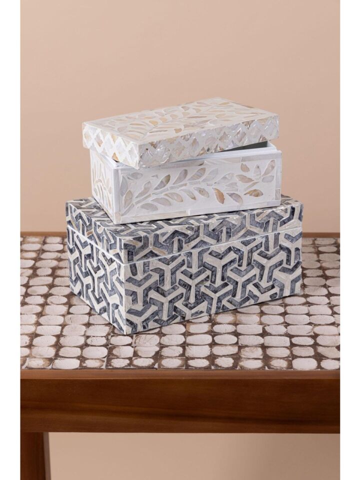 Sedef Dikdörtgen Kutu 25x16x12 cm