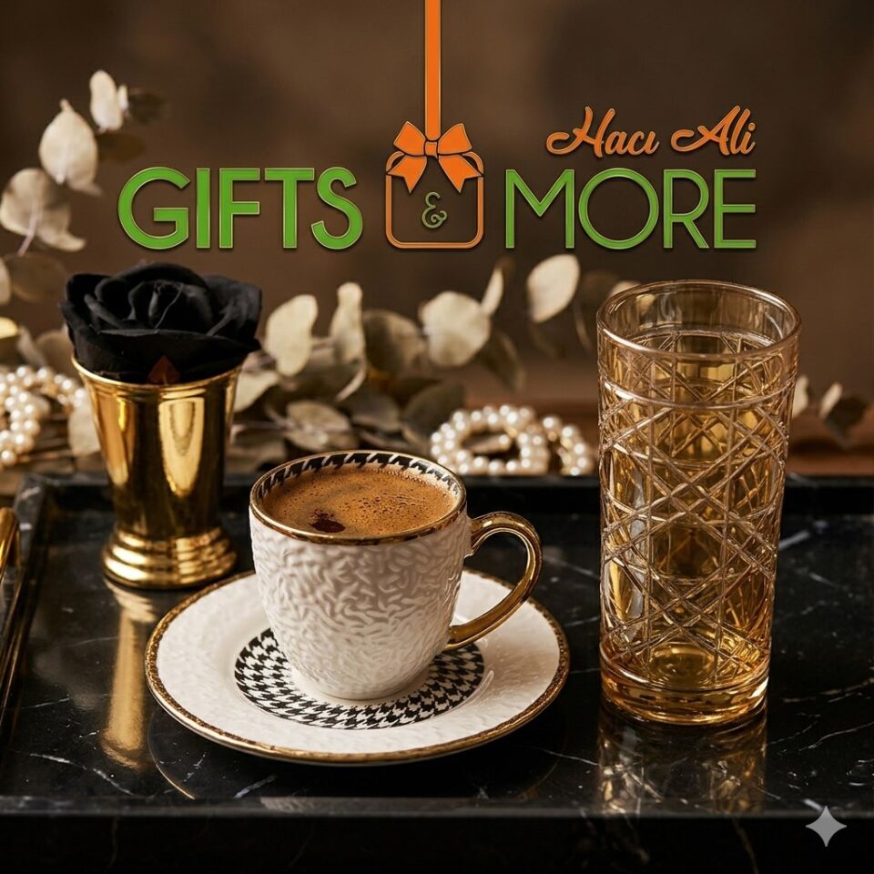 100CC 6LI FİNCAN KABARTMA GOLD