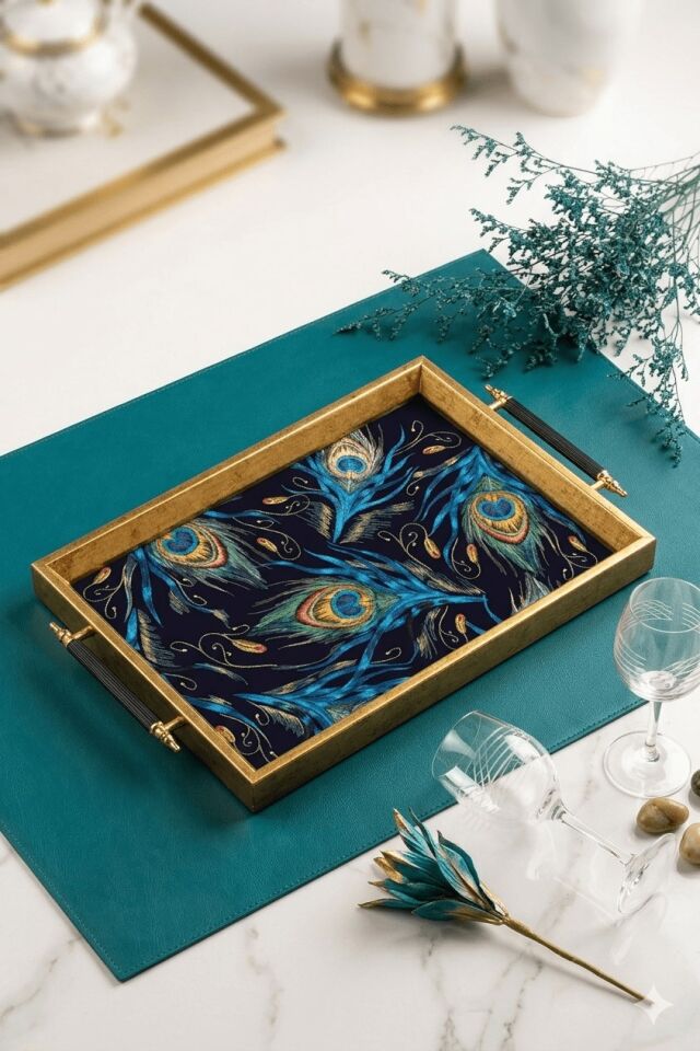 1018 NOLU ALTIN TEPSİ 50X31X4 CM