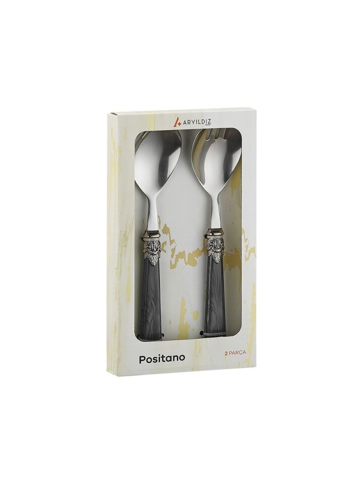 ARYILDIZ POSITANO SALATA SERVIS SET GREY 2 PRC
