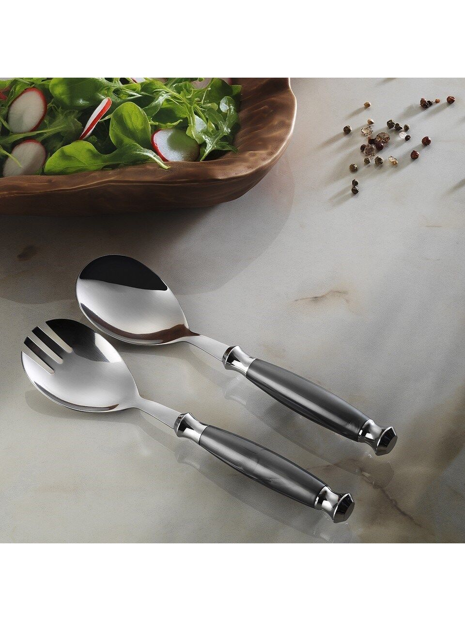 ARYILDIZ RAVELLO SALATA SERVIS SET GREY 2 PRC