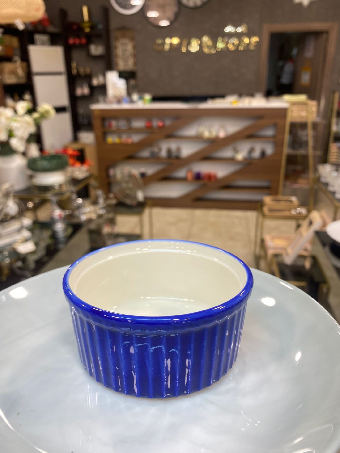 TULU 9 CM KLASİK SUFLE KABI TREND 33 MAVİ