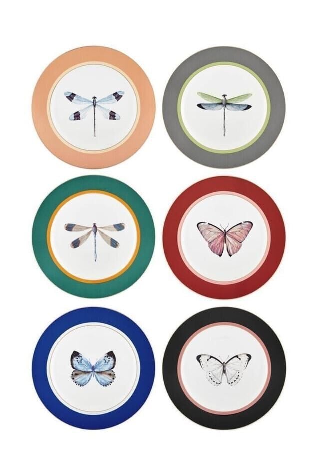 BLOSSOM SERVİS TABAĞI 6 PARÇA 26 CM