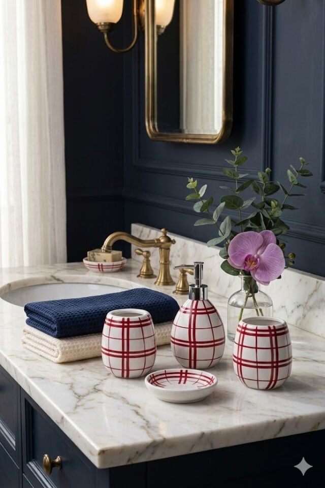 CELINE 4 PARÇA SERAMİK BANYO SETİ