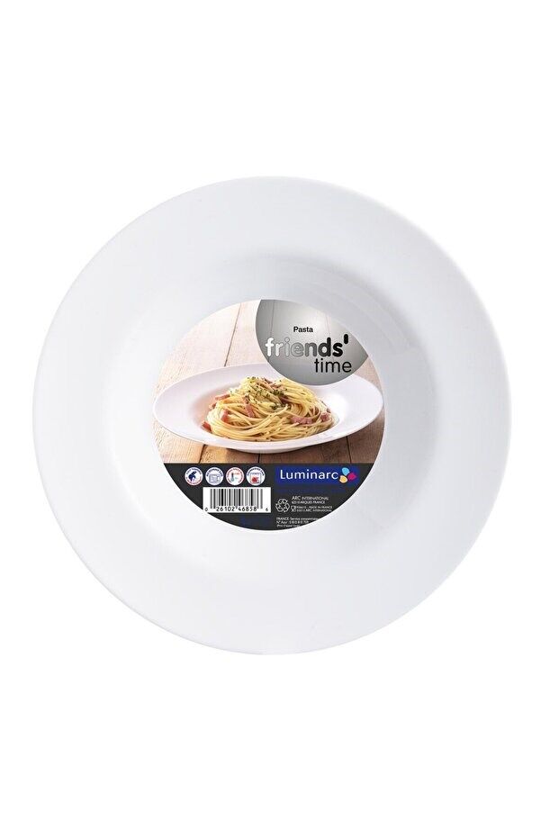 FRIENDS 28,5 CM MAKARNA CAM TABAK BEYAZ