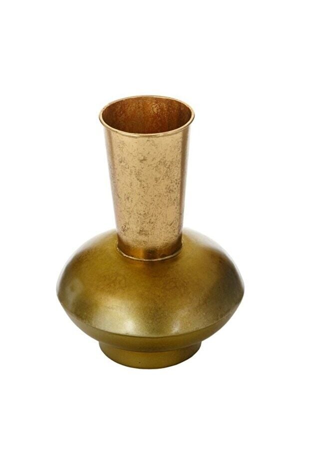 FISTIK YEŞİL-BRONZ VAZO 22.5*30.5H CM