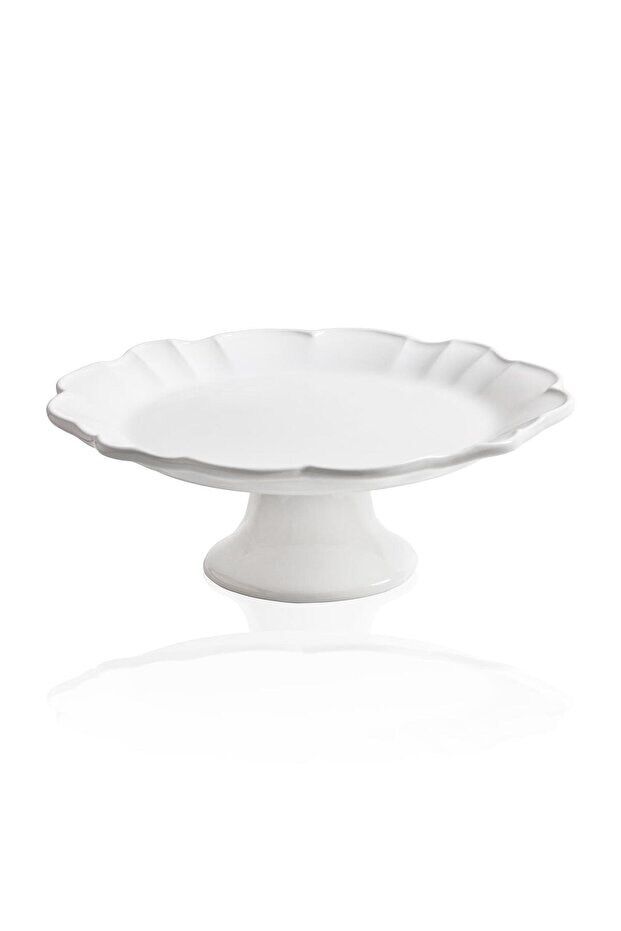 Grande Pasta Kek Standı Beyaz 32x12 cm GRD0011