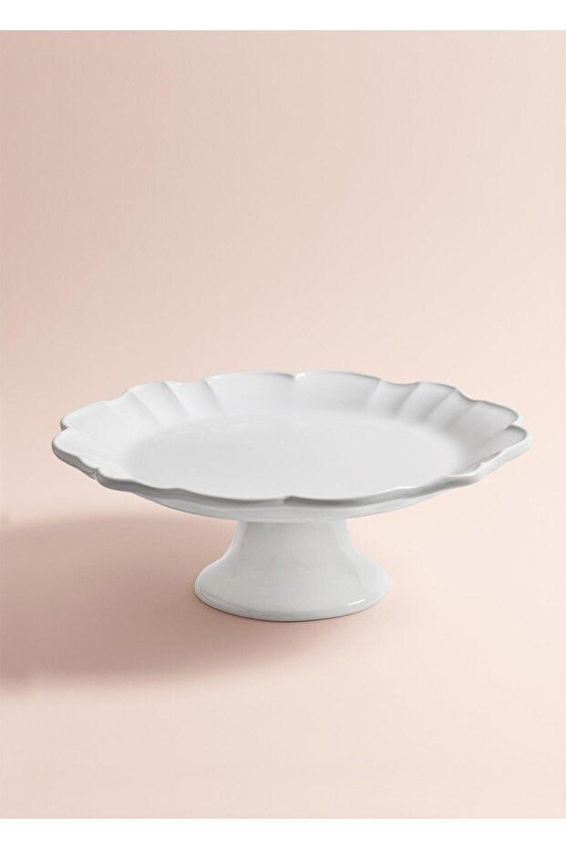 Grande Pasta Kek Standı Beyaz 32x12 cm GRD0011
