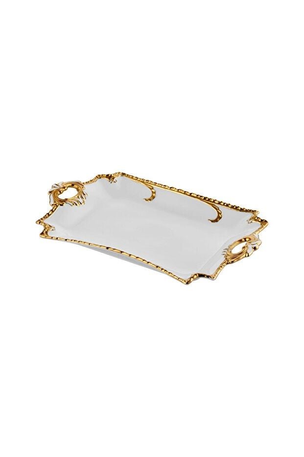 CAMELİA GOLD DİKDÖRTGEN KULPLU GENİŞ 39x21x3