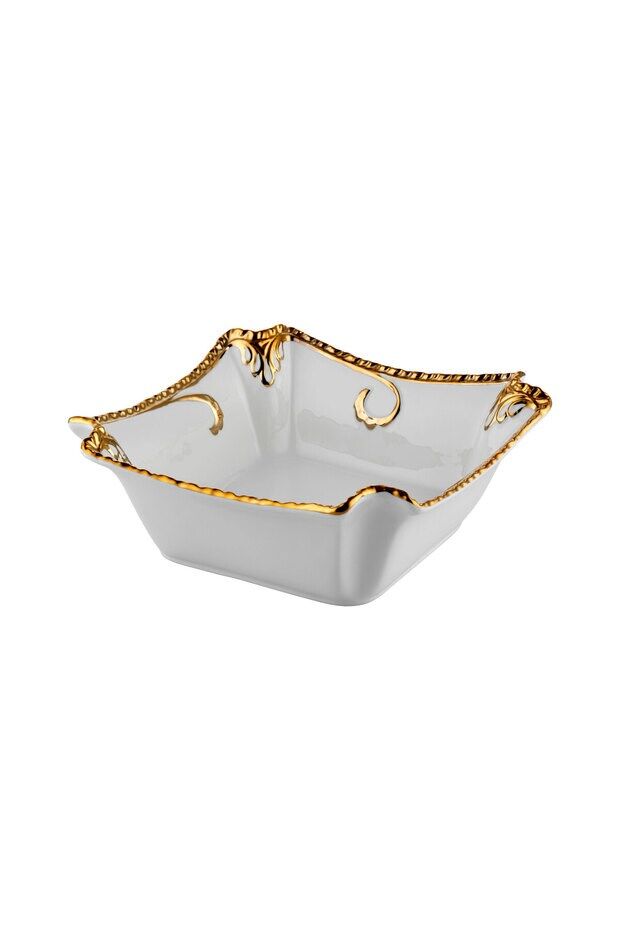 CAMELİA GOLD KARE SALATA KASESİ 22x22x7