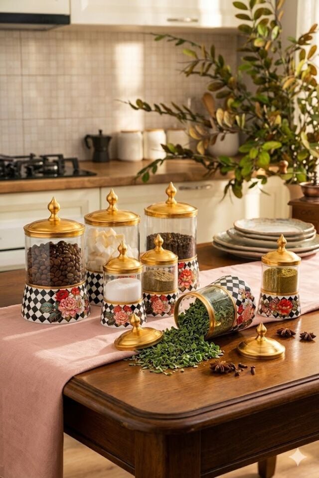 FLORAL 7Lİ BAHARATLIK