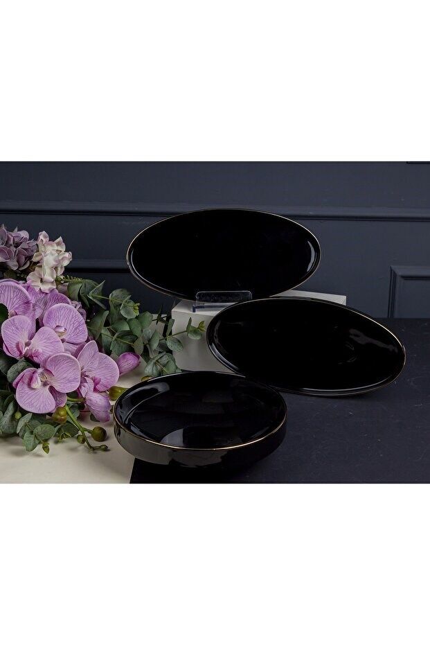 HELEN BLACK 3 PARÇA SERVİS SETİ