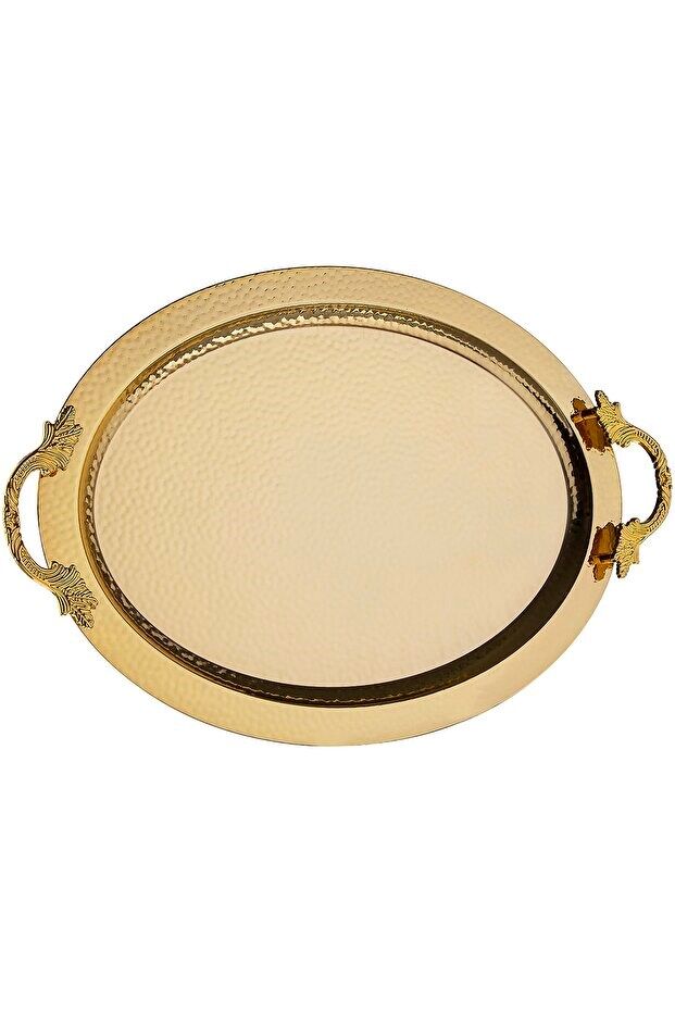 DAMLA OVAL 4 KİŞİLİK TEPSİ ALTIN