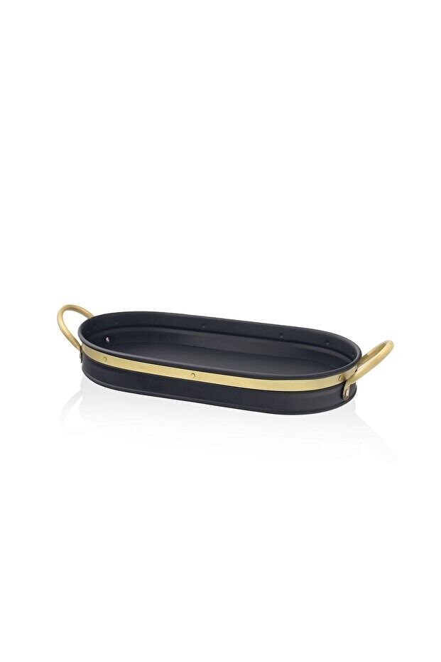 Galvin Tepsi Siyah 65x33 cm