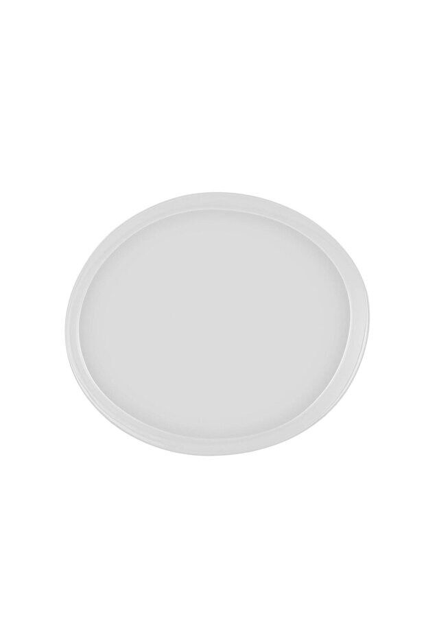 Limoges Ahşap Ayaklı Tabak Beyaz 22 cm