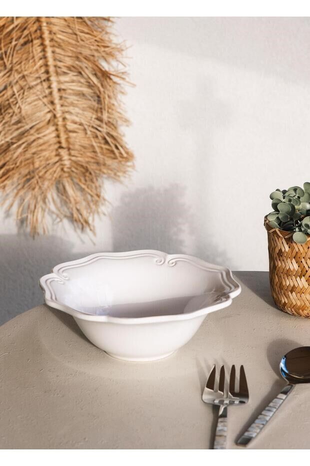Grande Salata Kasesi Beyaz 29x10 cm GRD0018