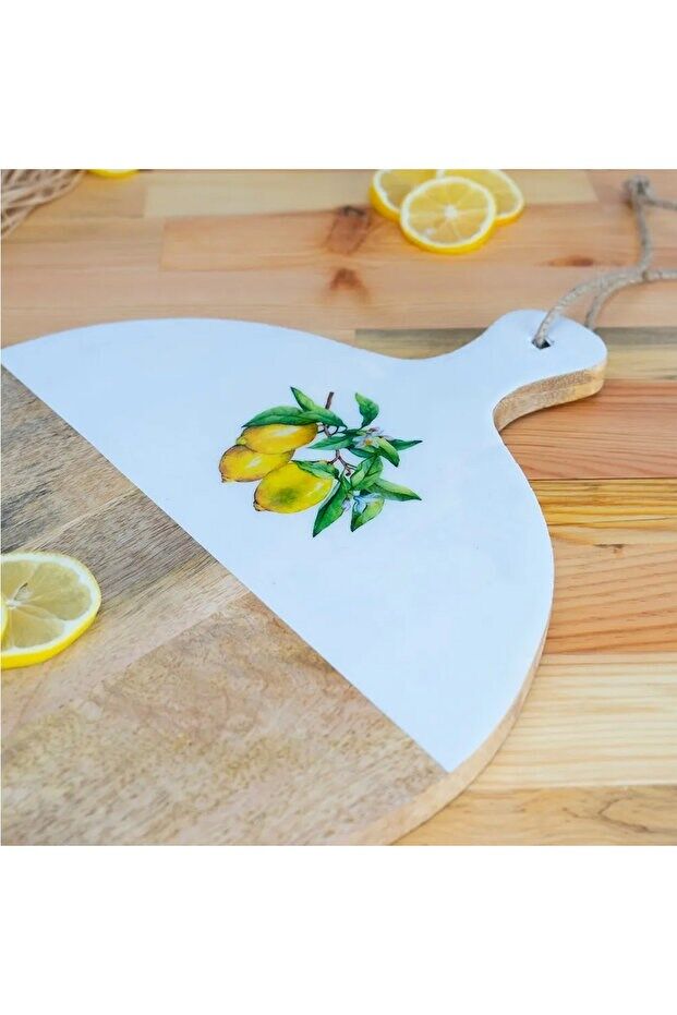 Kangura - Yuvarlak kesme Tahtası Limon
