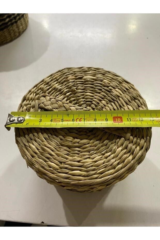 KAPAKLI HASIR SEPET KÜÇÜK BOY 10 X 13 CM