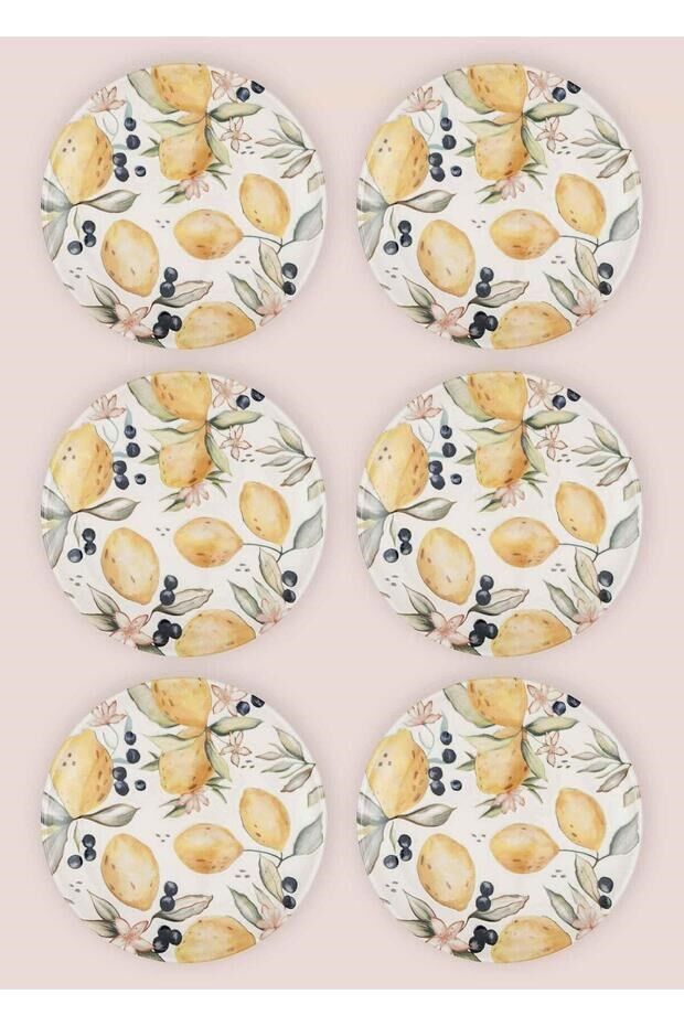 Limoncello Servis Tabağı 6lı Set 26 cm