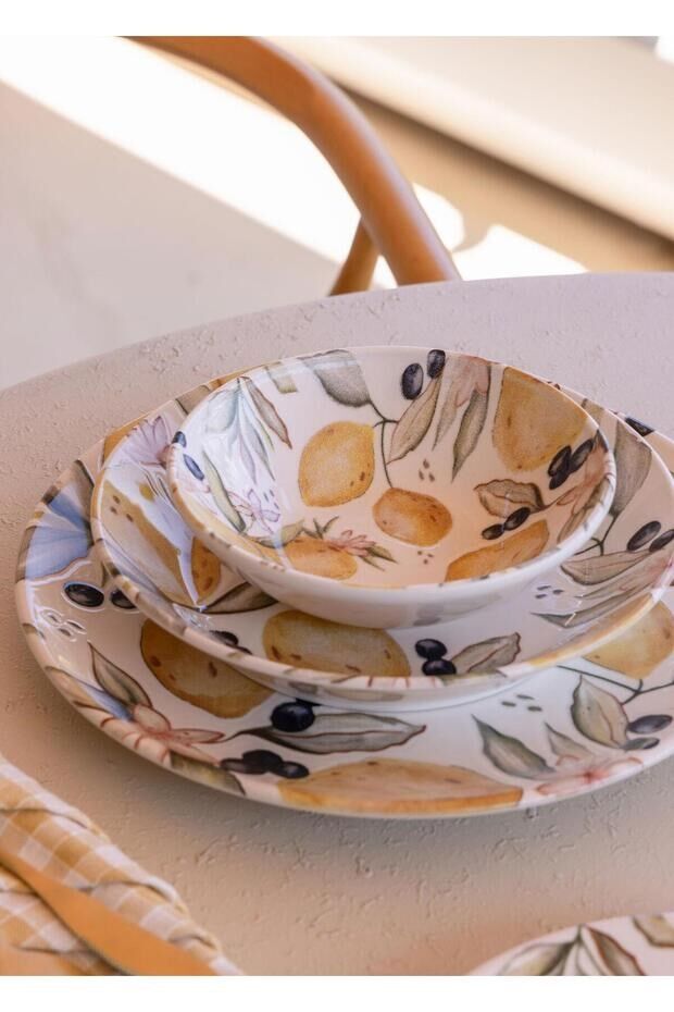 Limoncello Servis Tabağı 6lı Set 26 cm