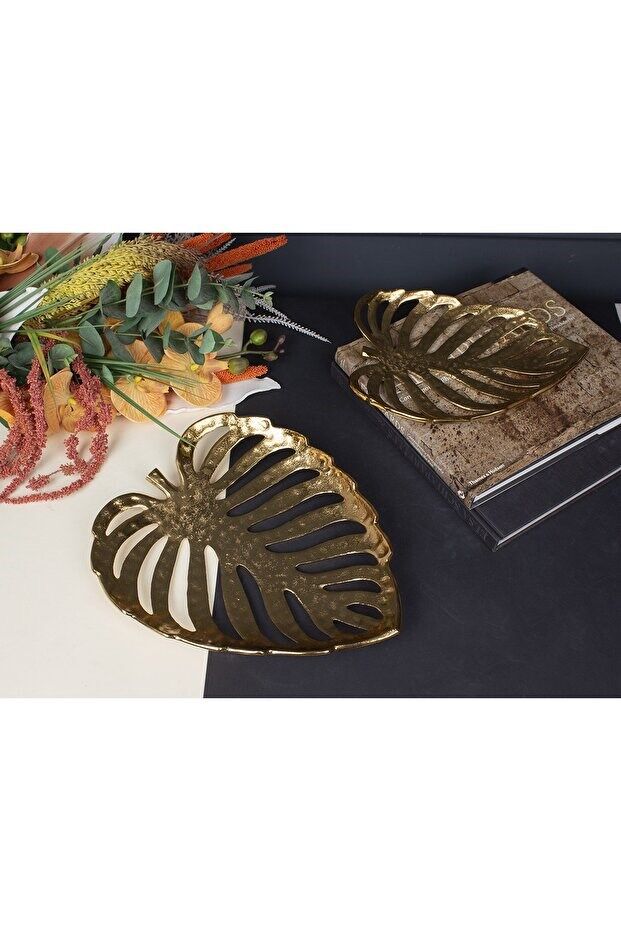 VERON 2LI TABAK SETI GOLD 32X27X4 CM