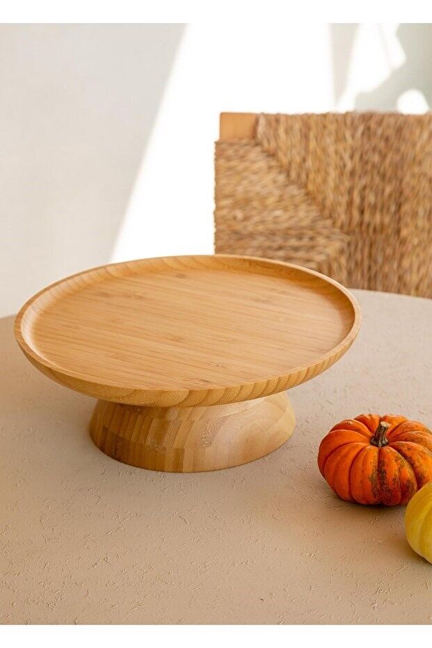 NATURA BAMBU AYAKLI SERVİS 28X10 CM