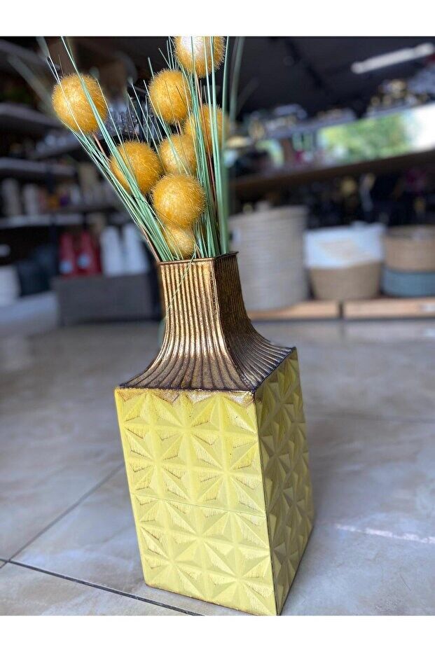 METAL SARI VAZO 42*18 CM