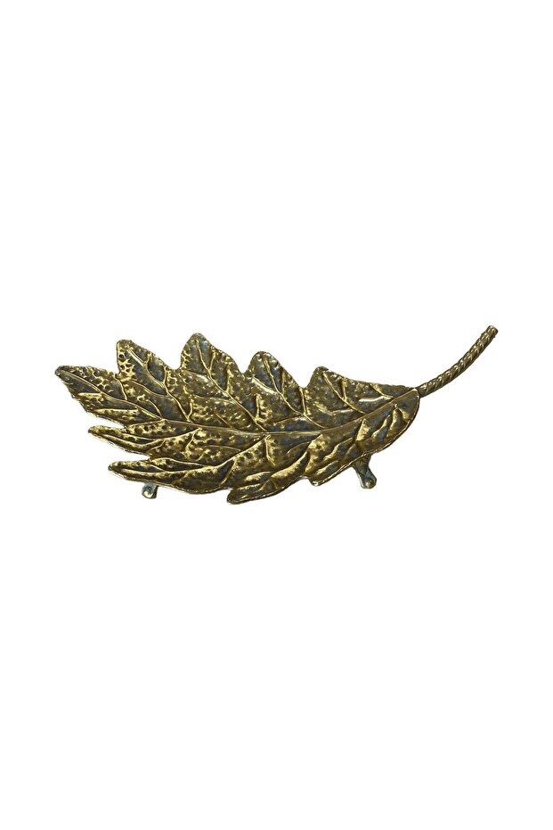 METAL YAPRAK DEKOR KÜÇÜK 50 x 22 cm