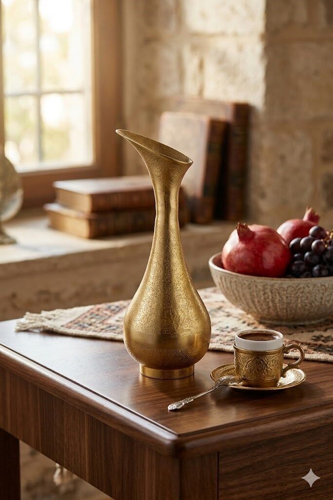 PITCHER GOLD BUYUK VAZO 17X17X46 CM