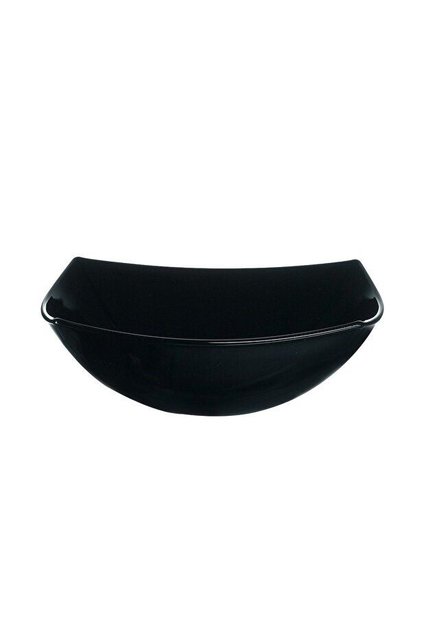 QUADRATO TEMPERLİ SİYAH KARE ÇOK AMAÇLI KASE 16.5CM