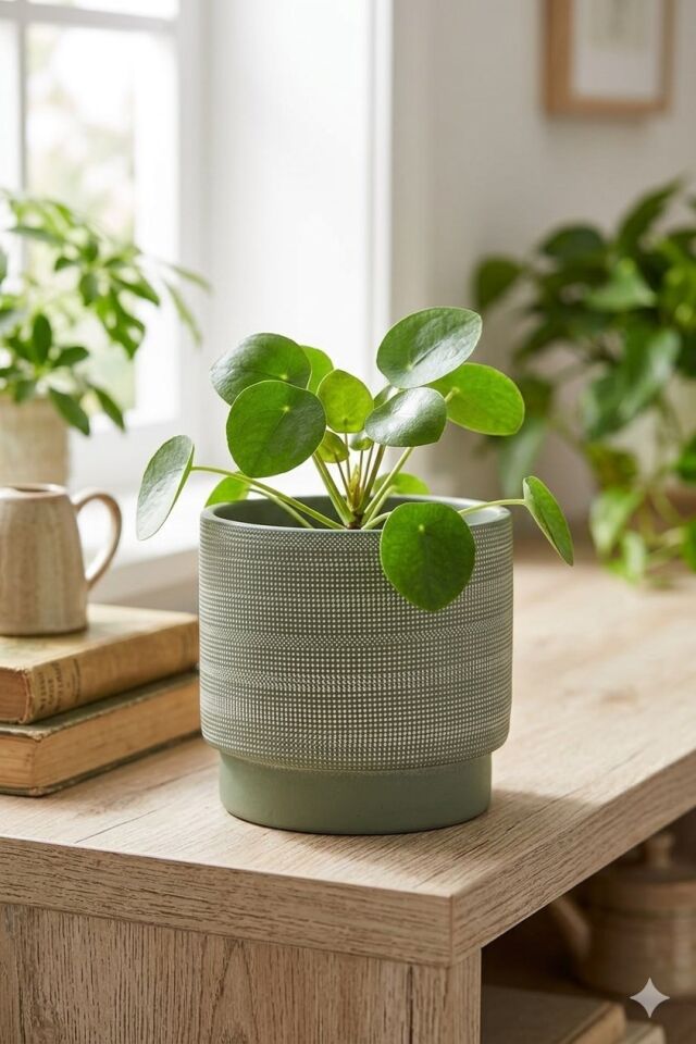 SERAMİK SAKSI MATE GREEN 24X22 CM