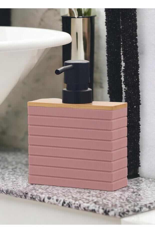 STRİPE SIVI SABUNLUK PEMBE