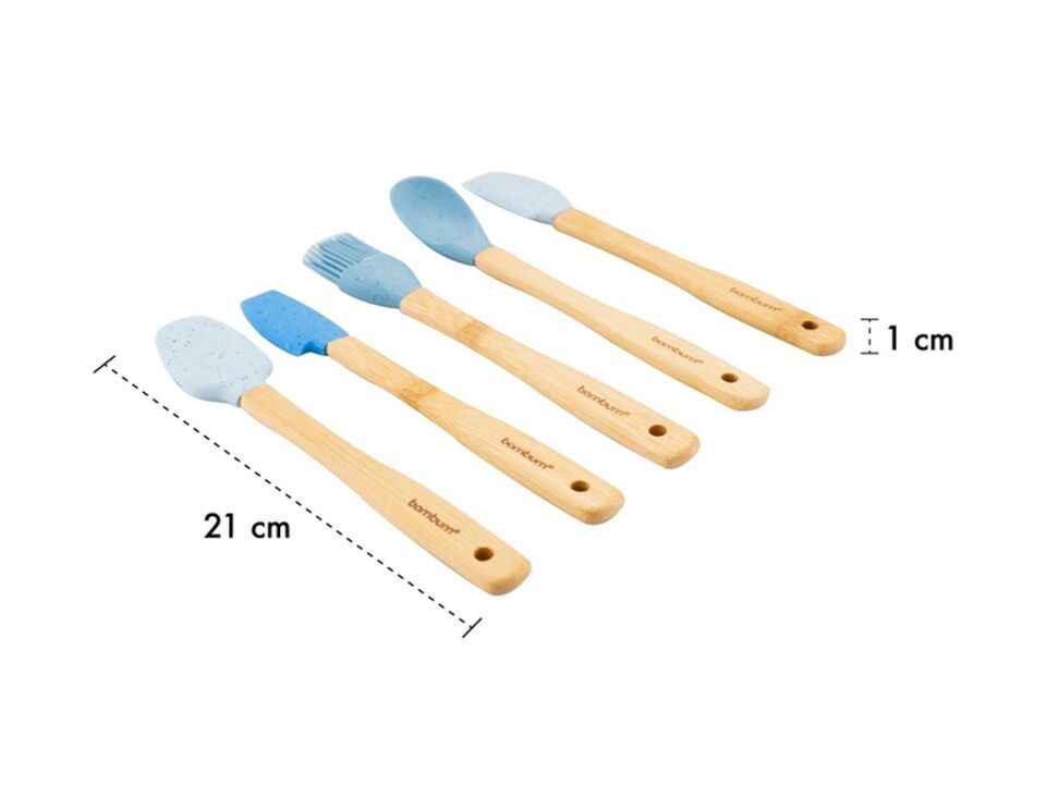 Zolly - 5’li Spatula Seti Mavi