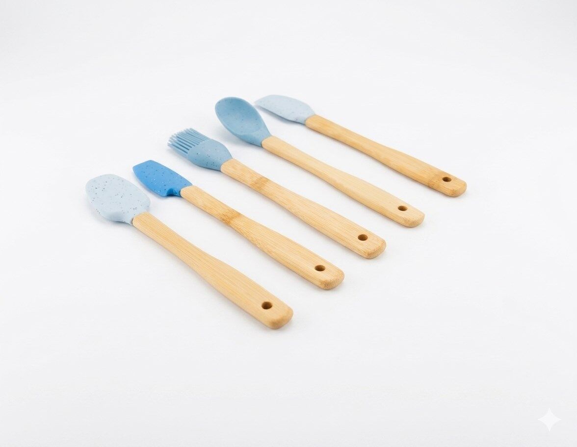 Zolly - 5’li Spatula Seti Mavi