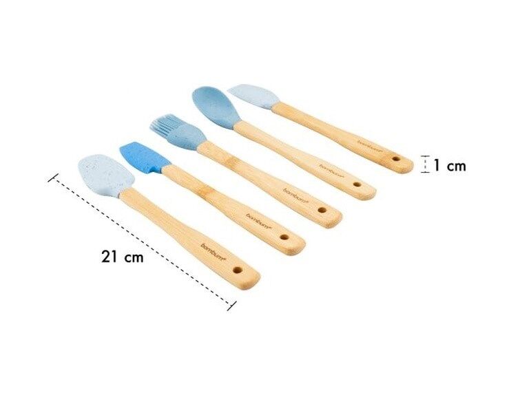 Zolly - 5’li Spatula Seti Mavi