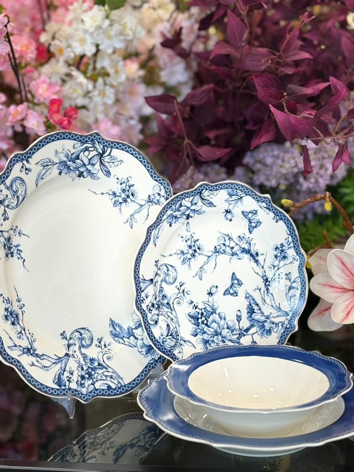 BLUE LİFE 24 PARÇA YEMEK TAKIMI