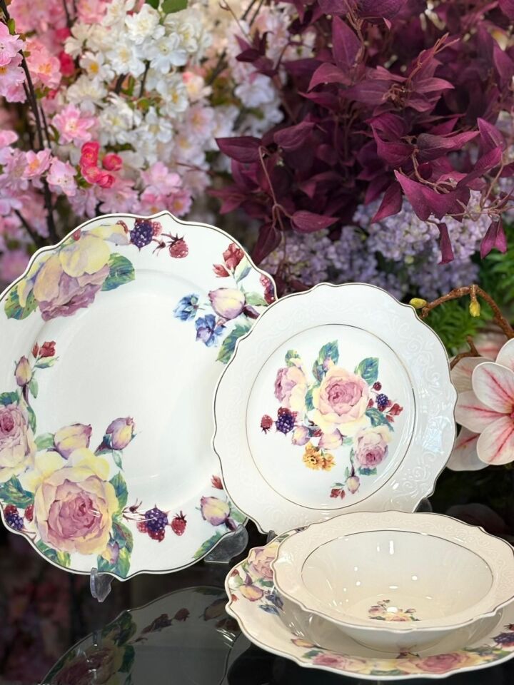 ROSE DELUXE 24 PARÇA YEMEK TAKIMI