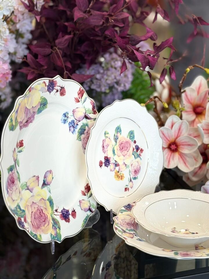 ROSE DELUXE 24 PARÇA YEMEK TAKIMI