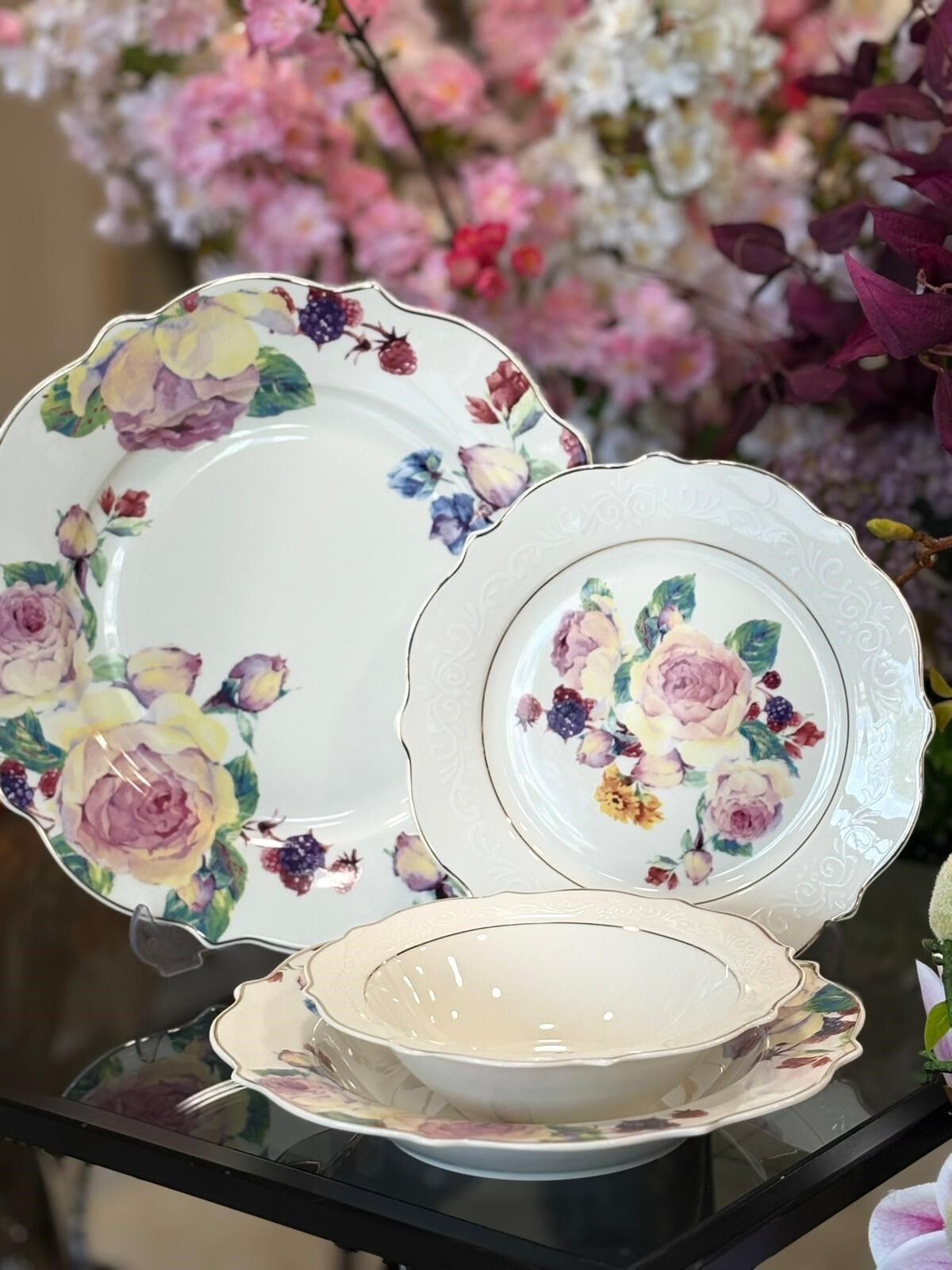 ROSE DELUXE 24 PARÇA YEMEK TAKIMI
