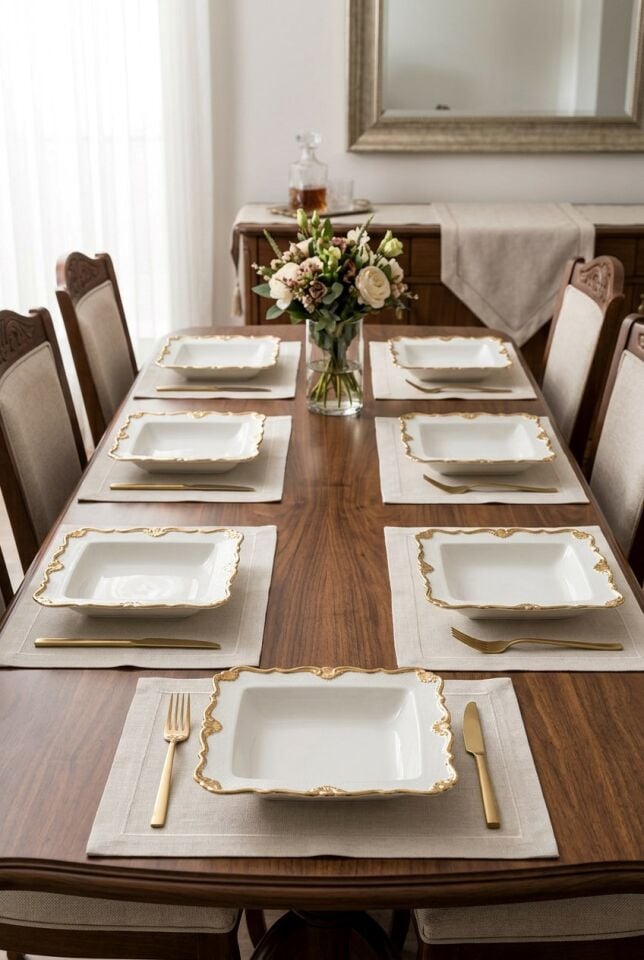 ELIZE 6LI YEMEK TABAĞI 22 CM