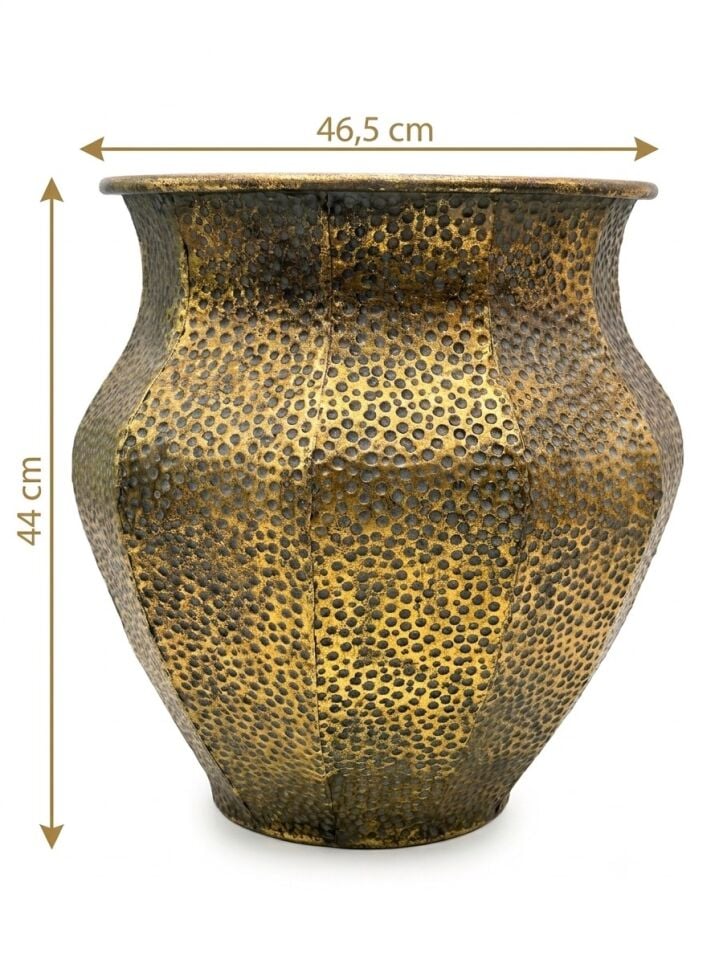 PANALI PNL-MG89 L METAL DEKORATİF SAKSI 44 x 46,5 cm