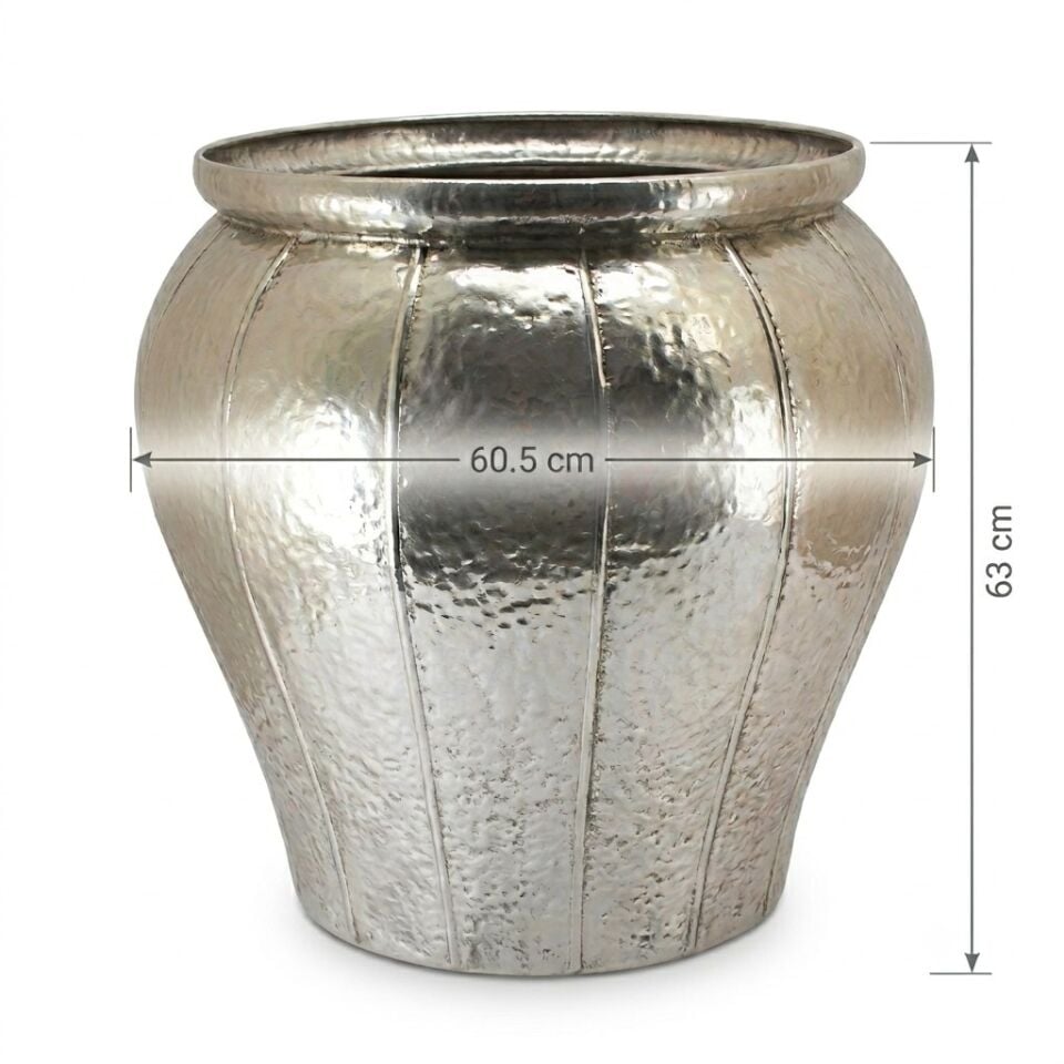 PANALI PNL-MG82 L METAL DEKORATİF SAKSI 63 x 60,5 cm