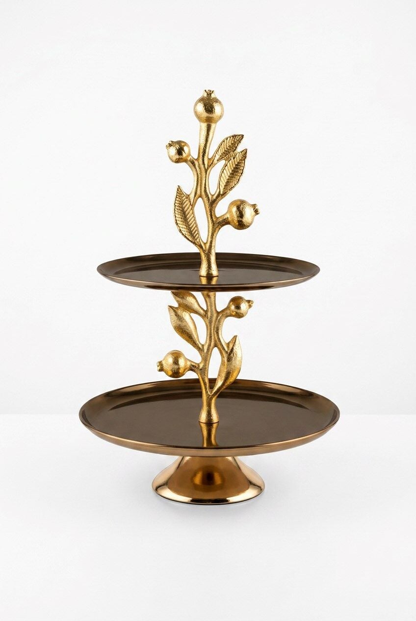 LEAF ROSE GOLD 2 KATLI DEKORATİF