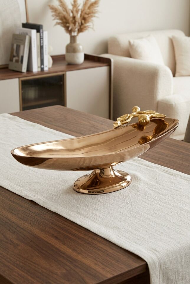 LEAF ROSE GOLD AYAKLI GONDOL