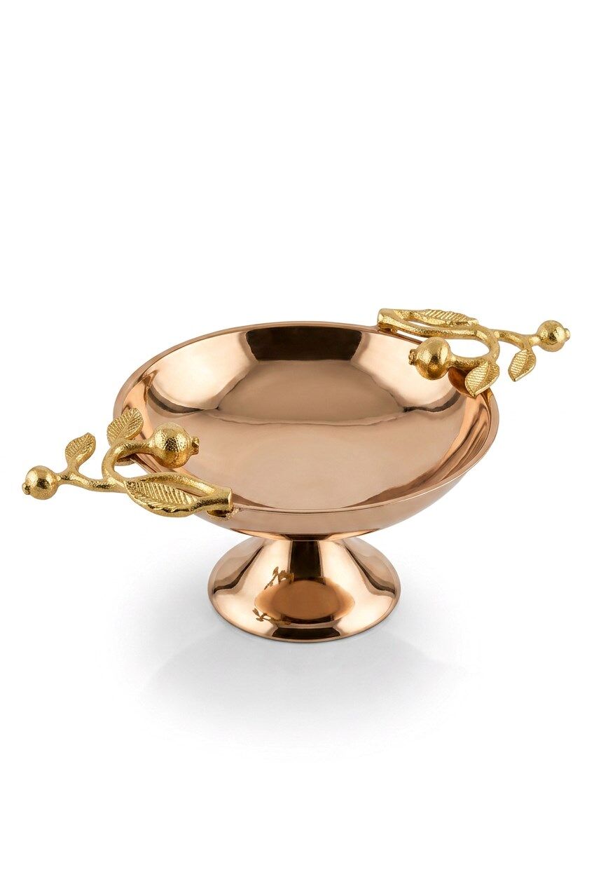 LEAF ROSE GOLD DEKORATİF MEYVELİK