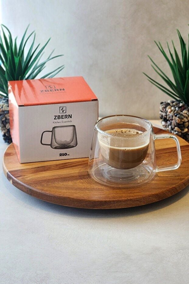 ZBERN ÇİFT ÇİDARLI KISA KUPA-210ML