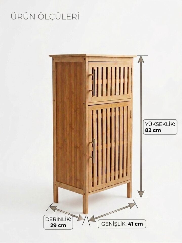 PANALI PNL-B10300 PC BAMBU 2 KAPAKLI DOLAP