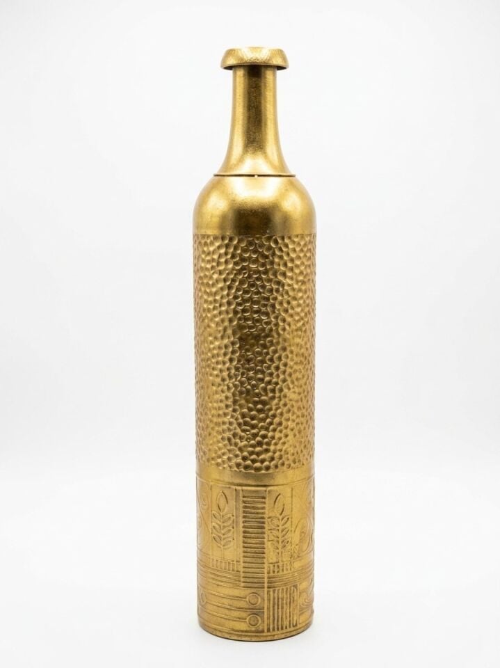 PANALI PNL-MG59 M METAL DEKORATİF GOLD VAZO