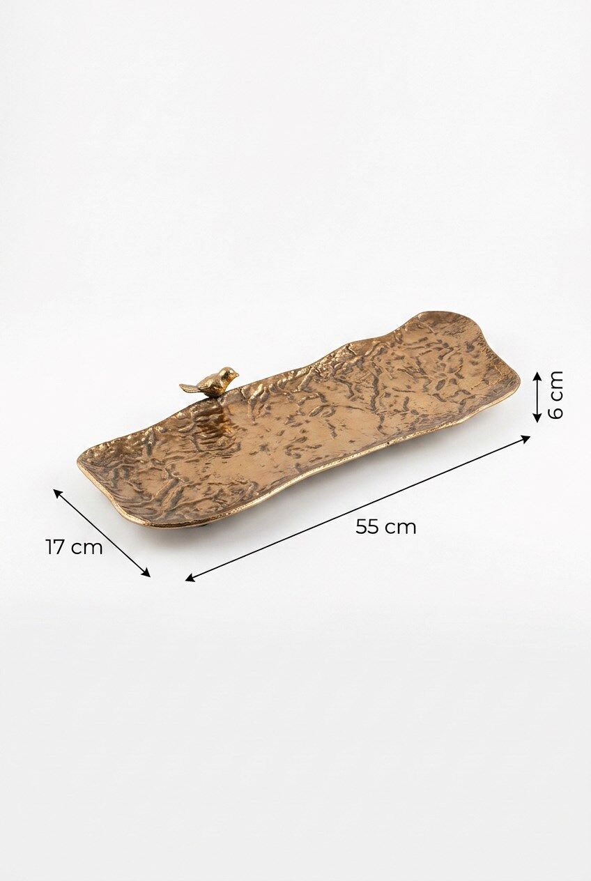 DEKORATİF METAL TEPSİ ORTA