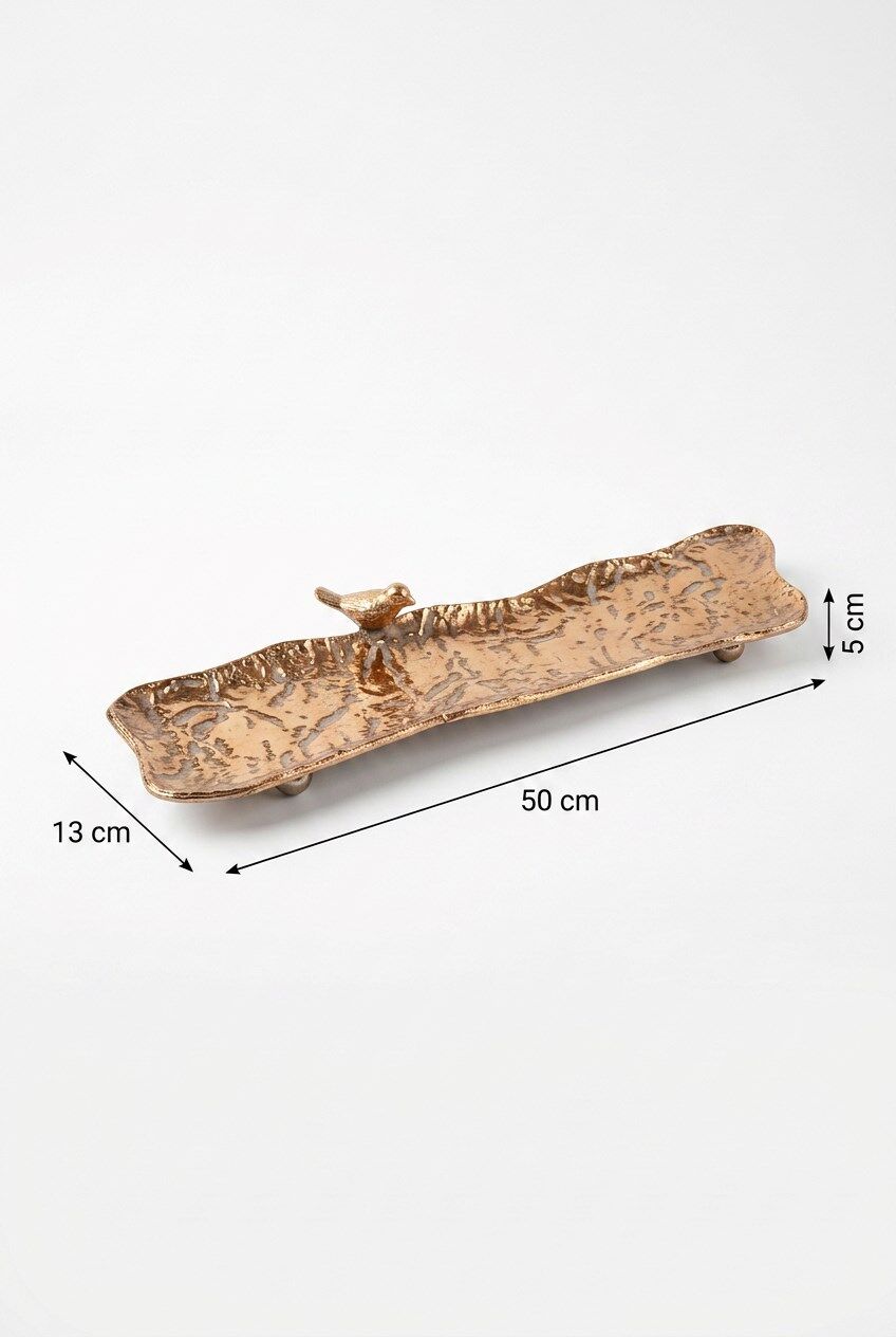DEKORATİF METAL TEPSİ KÜÇÜK